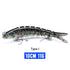 10/14cm Sinking Wobblers Fishing Lures Jointed Crankbait Swimbait 8 Segment Hard Artificial Bait For Fishing Tackle Lure